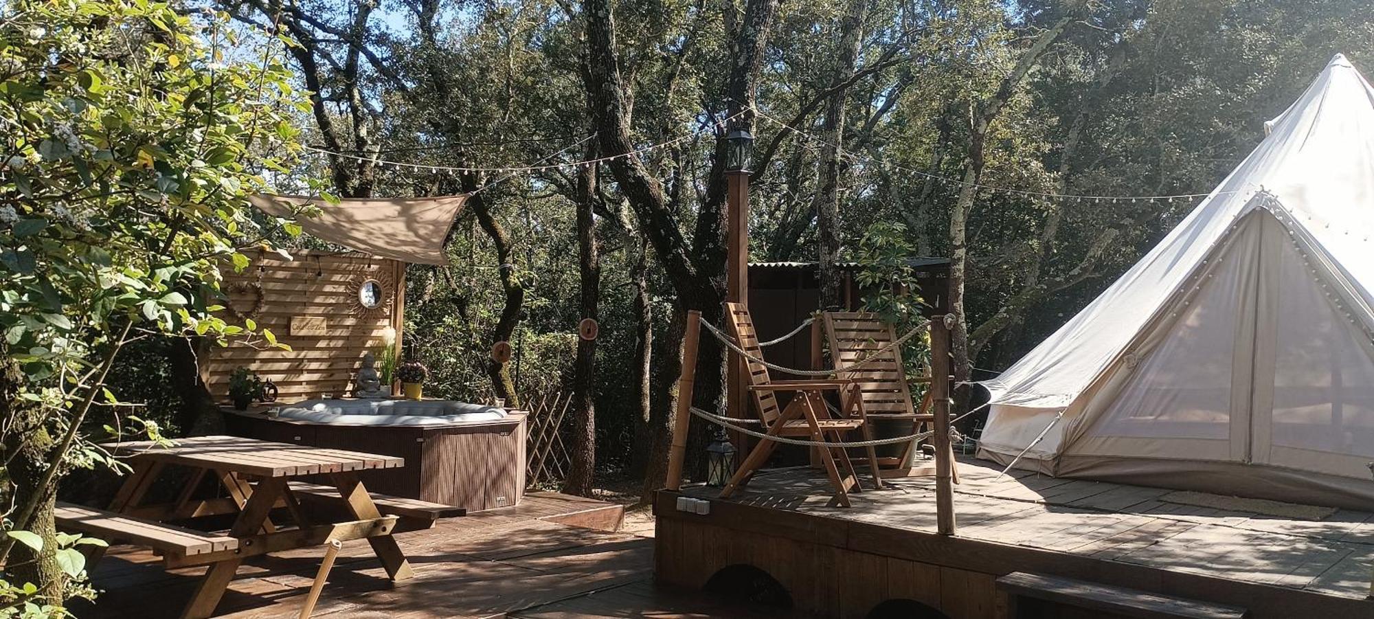 Evasion En Pleine Nature, Tipi Insolite Et Jacuzzi Au Pont Du Gard ! Вер Пон дю Гар Екстериор снимка